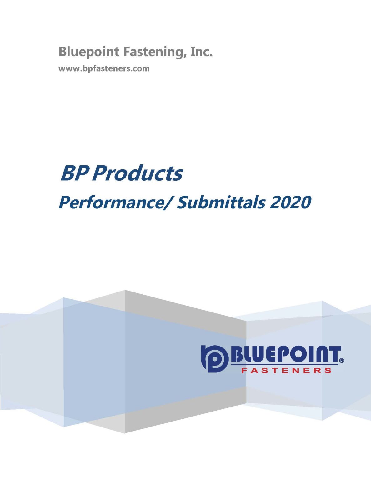 Catalog/Specs Bluepoint Fasteners