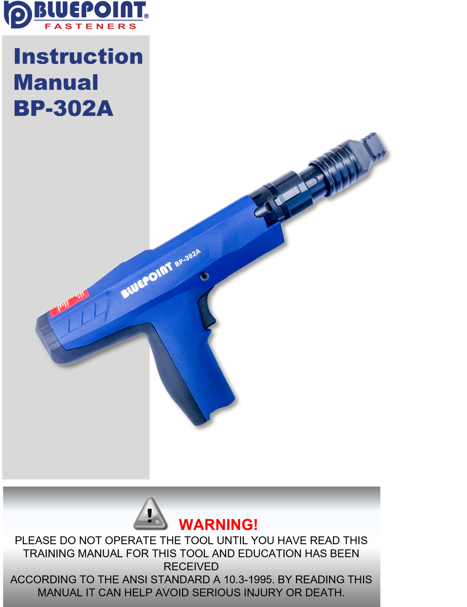 Catalog/Specs Bluepoint Fasteners